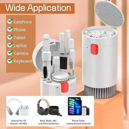 Complete cleaning kit packed in its case