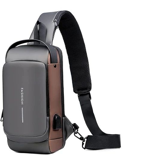 Water resistant oxford fabric of the sling bag