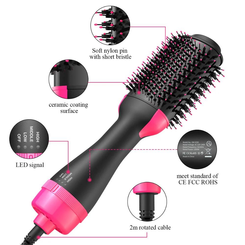 Oval barrel shaping and lifting hair