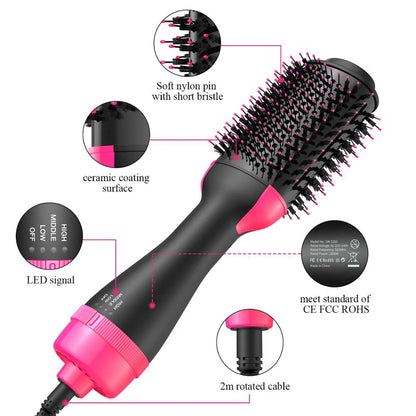 Oval barrel shaping and lifting hair
