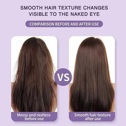 Anti-scald outer shell on the straightening comb