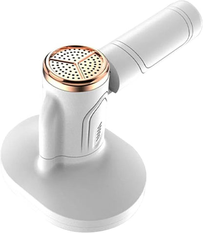 Handheld vacuum cleaning a car interior