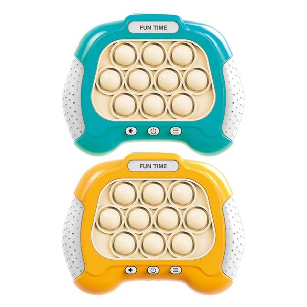 Electronic quick push pop game console