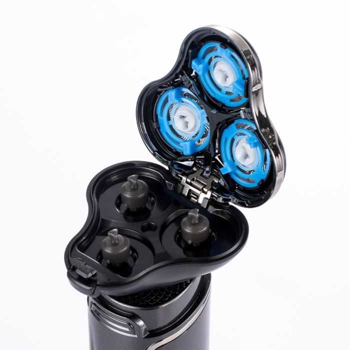 Floating magnetic blades following facial contours