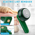 Rechargeable Lint Remover — Electric Fabric Shaver with Safety Cut-Off