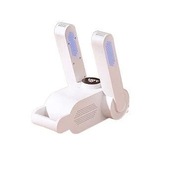 Shoe dryer folded flat