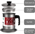 Stainless Steel Oil Filter Pot 1.4L — Grease Strainer with Lid & Tray