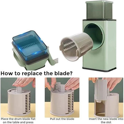 Grater disassembled for cleaning