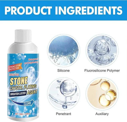 Applying and brushing in the stain remover gel