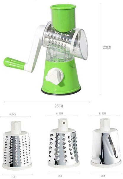 Table top rotary drum grater