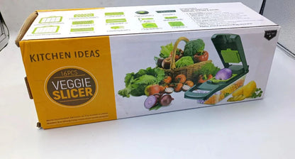Eight interchangeable stainless steel blades