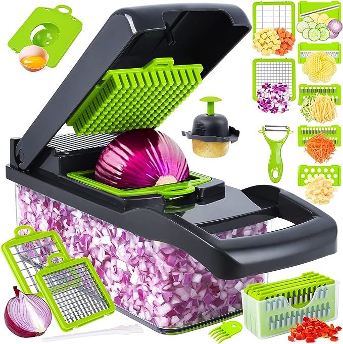 8 blade vegetable chopper and slicer