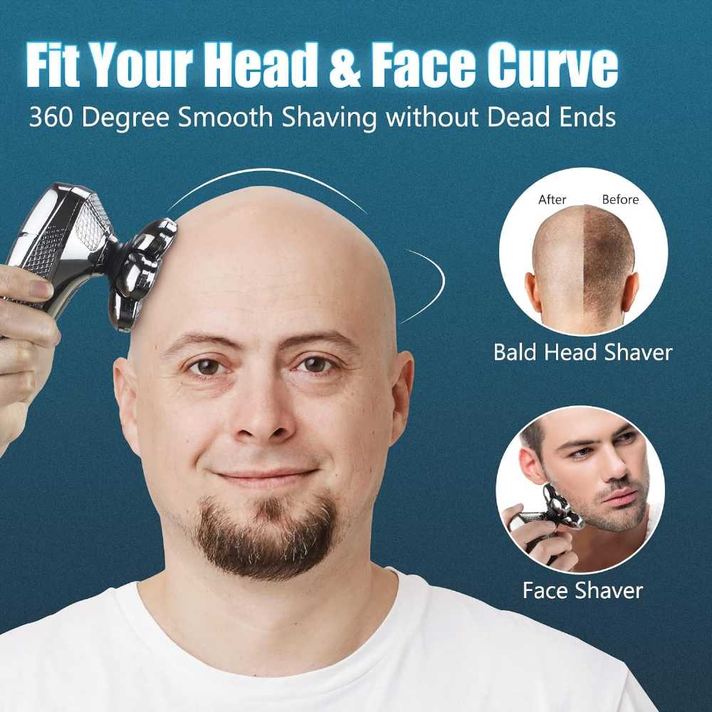 Five interchangeable grooming attachments