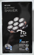 5-in-1 Head Shaver for Men — 7D Rotating Heads, IPX6 Waterproof with LED