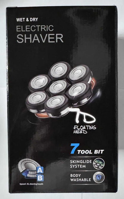 Head shaver with travel lock function