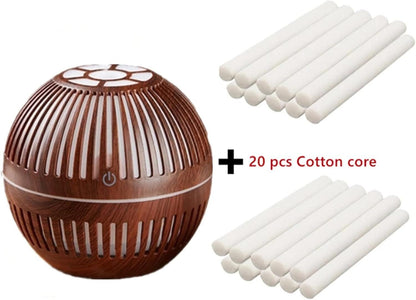 Seven colour LED lighting on the diffuser